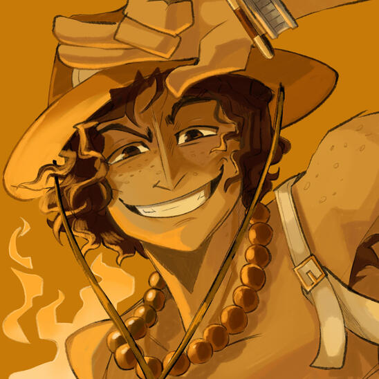 Day 22: Ace ✦ One Piece